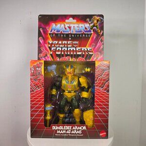 Masters Of The Universe X Transformers Bumblebee Armor Man-At-Arms Action Figure
